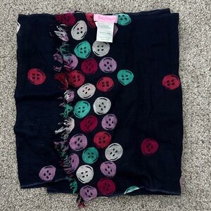 Lilly Pulitzer Multicolor Silk-Cashmere Blend 75in x12in